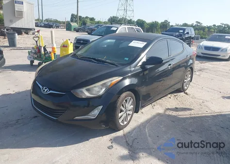 2015 Hyundai Elantra Se из США, поврежденный, VIN KMHDH4AE8FU439391